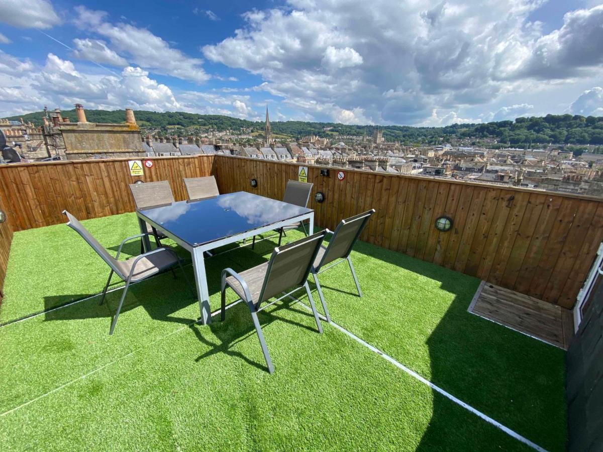 Bath Roof Terrace Apartment, City Centre, Sleeps Up To 8 Ngoại thất bức ảnh