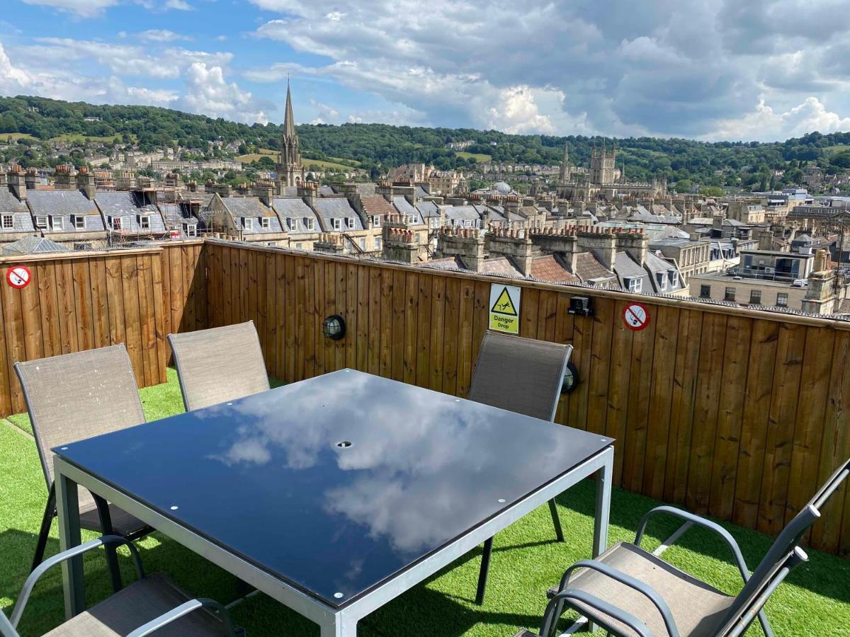 Bath Roof Terrace Apartment, City Centre, Sleeps Up To 8 Ngoại thất bức ảnh